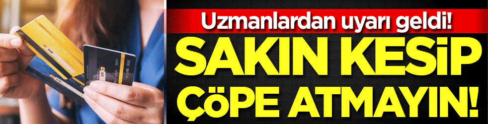 Sakın kesip çöpe atmayın! Uzmanlardan uyarı geldi!