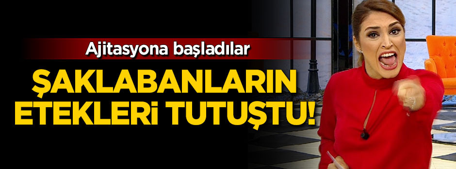 Şaklabanların etekleri tutuştu!