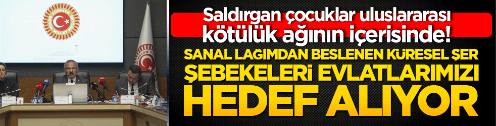 Saldırgan çocuklar uluslararası kötülük ağının içerisinde! Sanal lağımdan beslenen küresel şer şebekeleri evlatlarımızı hedef alıyor!