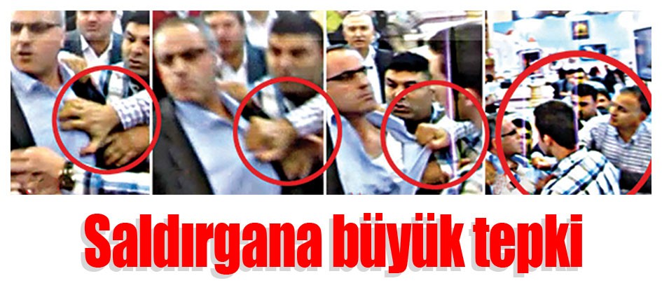 Saldırgana büyük tepki