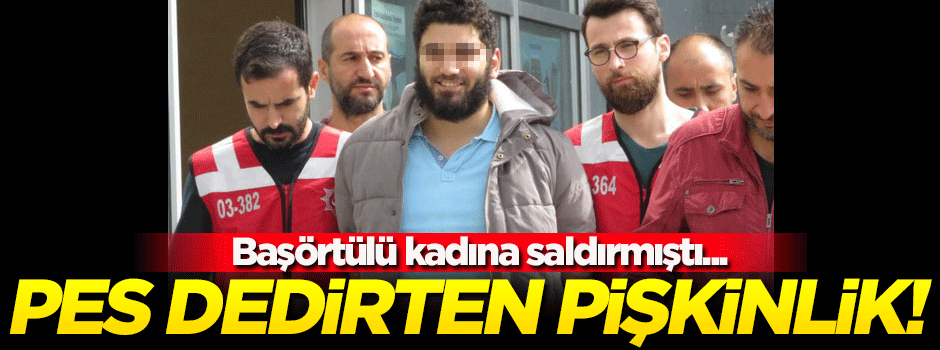 Saldırganın pişkinliği pes dedirtti!