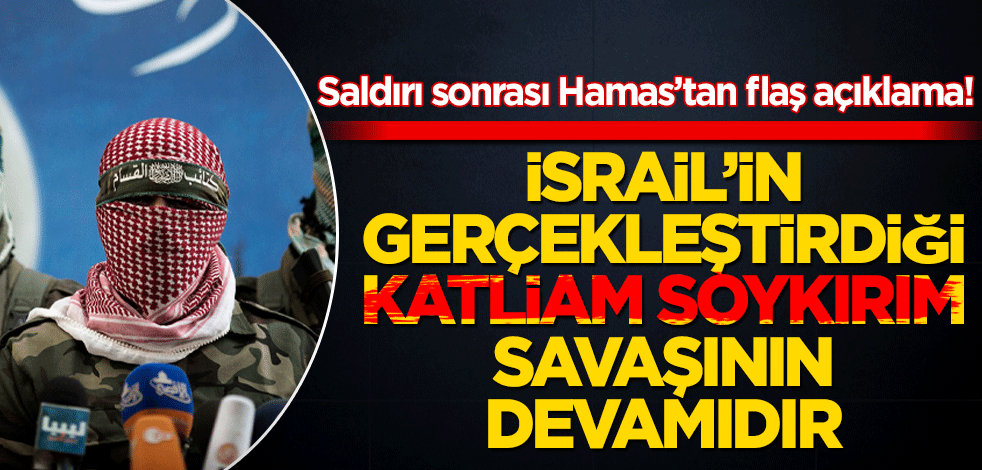 Saldırı sonrası Hamas’tan flaş açıklama! İsrail'in Refah'ta gerçekleştirdiği katliam soykırım savaşının devamıdır
