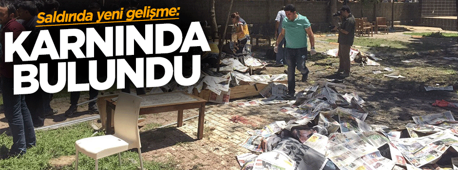 Saldırıda yaralanan kızın karnında bomba pimi bulundu