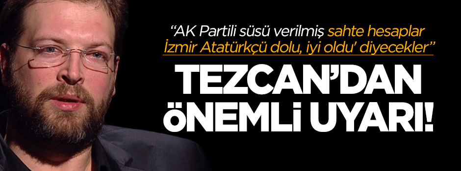 Saldırıdan sonra Fatih Tezcan'dan önemli uyarı!