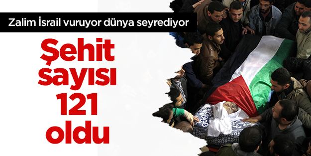 Saldırılarda Şehit Sayısı 121'e Yükseldi