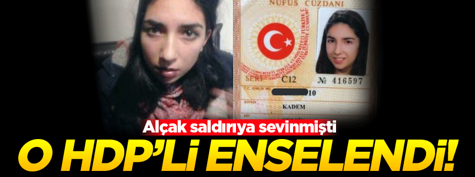 Saldırıya sevinen HDP'li enselendi!