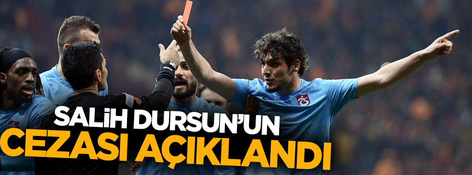 Salih Dursun'un cezası belli oldu