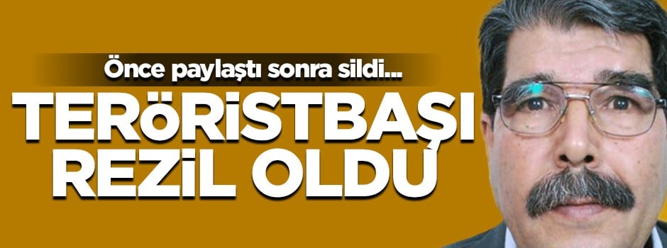 Salih Müslim rezil oldu! Hemen kaldırdı