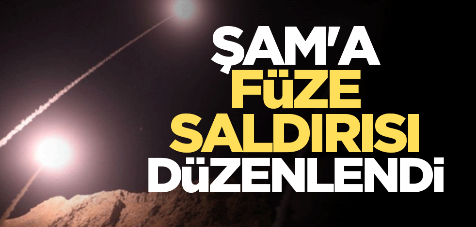 Şam'a füze saldırısı düzenlendi