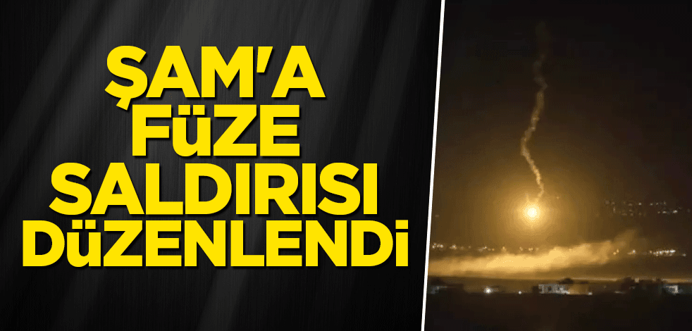 Şam'a füze saldırısı düzenlendi