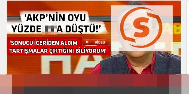 Samanyolu Haber AK Parti'nin oyunu yüzde 29 göstermişti!