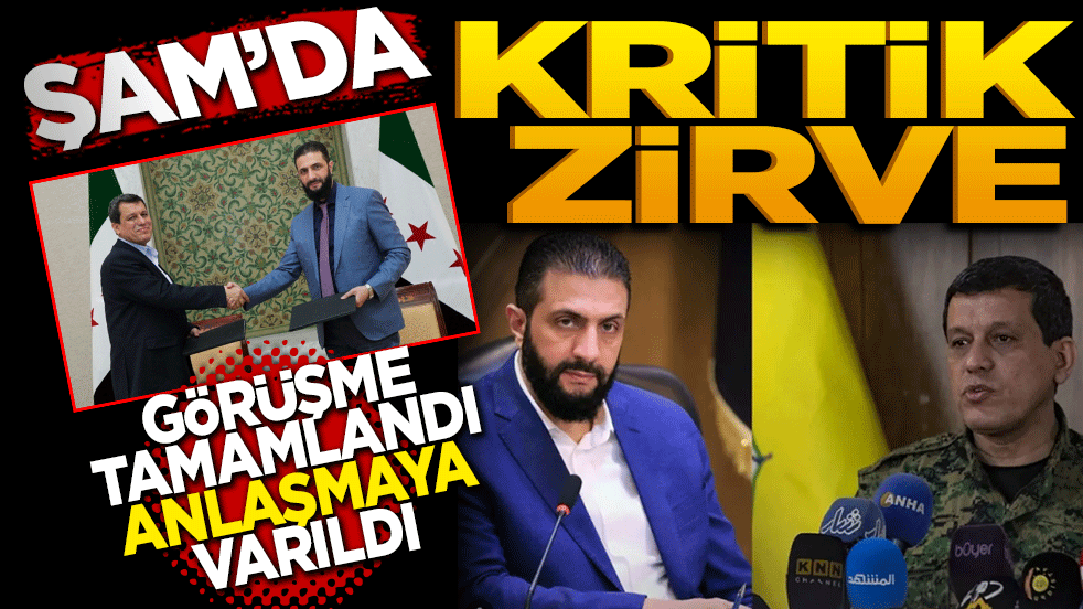 Şam’da Kritik Zirve: Mazlum Abdi ve Suriye Hükümeti Masaya Oturdu
