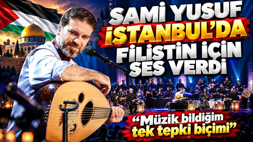 Sami Yusuf İstanbul’da Filistin için ses verdi: “Müzik bildiğim tek tepki biçimi”
