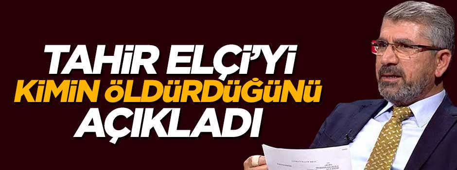 Şamil Tayyar: Tahir Elçi'yi PKK öldürdü