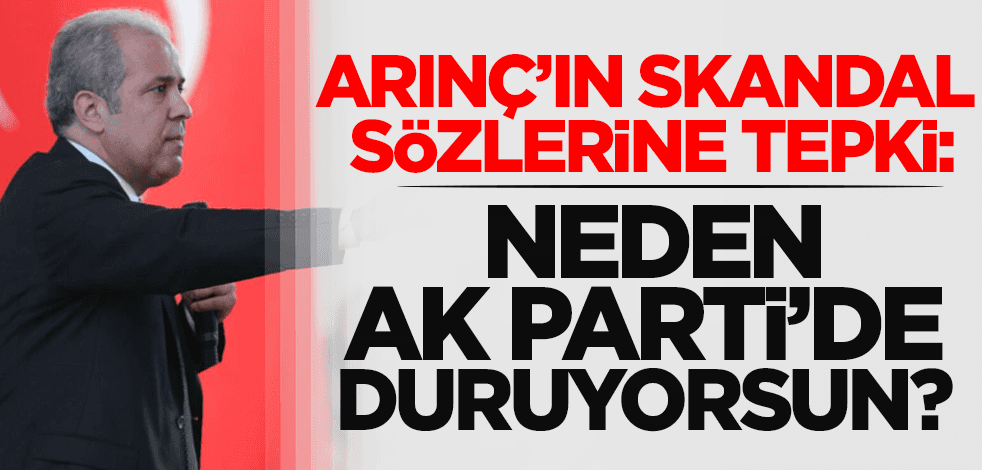 Şamil Tayyar'dan Bülent Arınç'a tepki: Neden AK Parti'de duruyorsun?