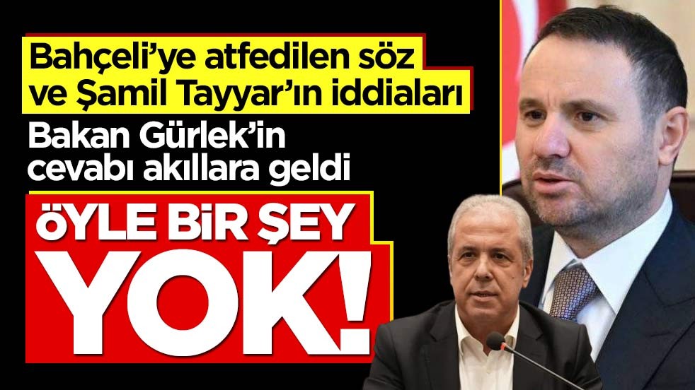 Şamil Tayyar'ın Öcalan iddiası akıllara Gürlek'in açıklamasını getirdi! 'Öyle bir şey yok'