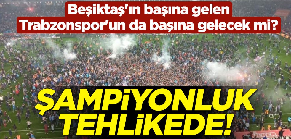 Şampiyonluk tehlikede! Beşiktaş'ın başına gelen Trabzonspor'un da başına gelecek mi?