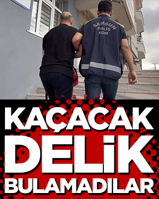 Samsun’da kaçacak delik bulamadılar!