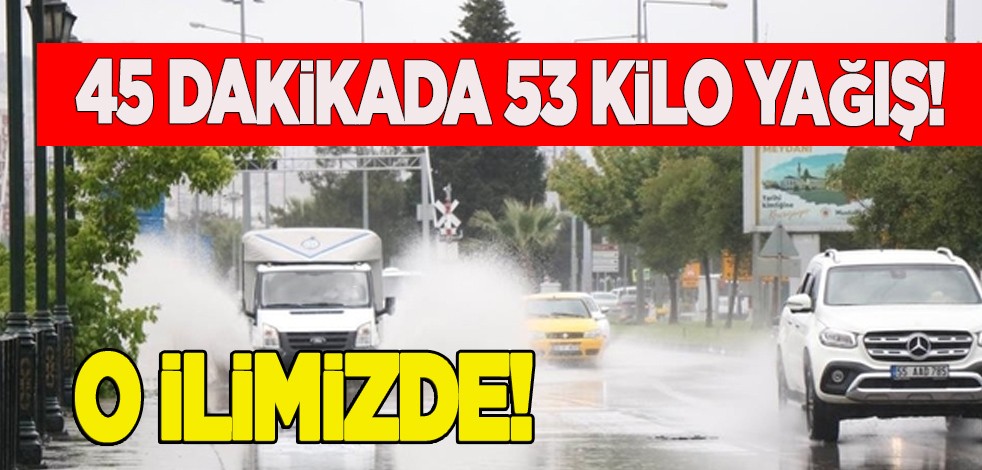 Samsun'da vaziyet budur! Apar topar harekete geçtiler: Resmen her yerden 45 dakikada 53 kilo yağış! Önlem alındı