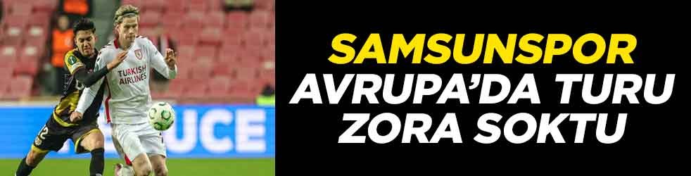Samsunspor 1-3 Rayo Vallecano! Tur ihtimali zora girdi