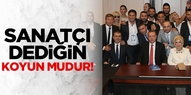 Sanatçı dediğin koyun mudur!