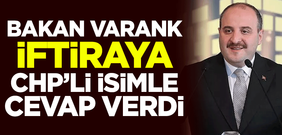Sanayi ve Teknoloji Bakanı Mustafa Varank, iftiraya CHP'li Barış Ayhan'la cevap verdi