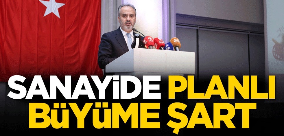 Sanayide planlı büyüme şart