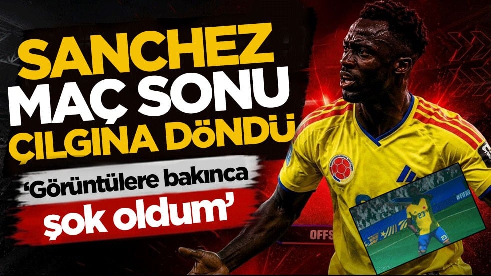 Sanchez maç sonu çılgına döndü: ‘Görüntülere bakınca şok oldum’