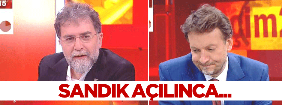 Sandık açıldı, Ahmet Hakan'ın yüzü düştü