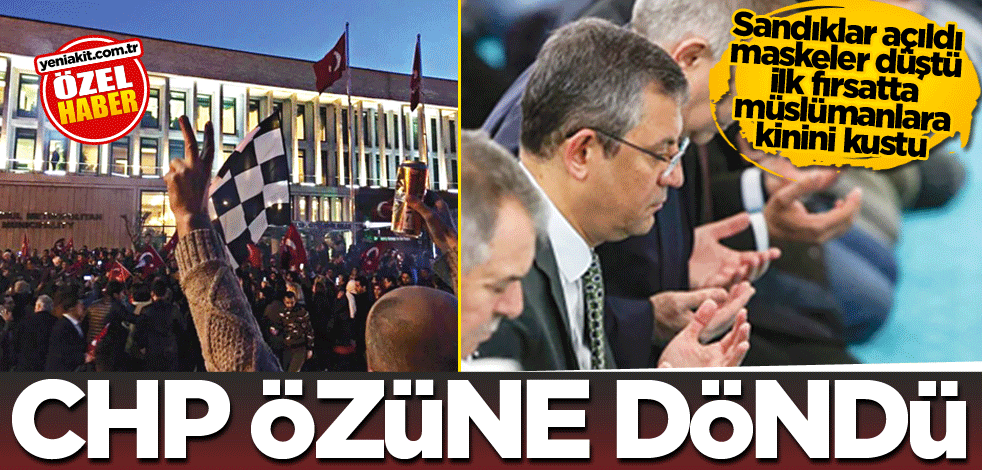 Sandıklar açıldı maskeler düştü ilk fırsatta Müslümanlara kinini kustu