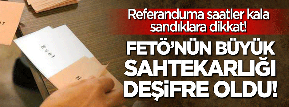 Sandıklara dikkat: Büyük sahtekarlık deşifre oldu!