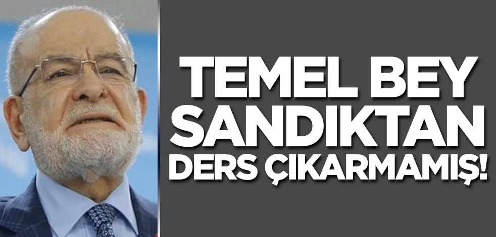 Sandıktan ders çıkaramamış! Temel beyden yerel seçim ittifakı çıkışı