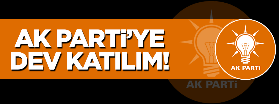 Şanlıurfa'da AK Parti'ye dev katılım