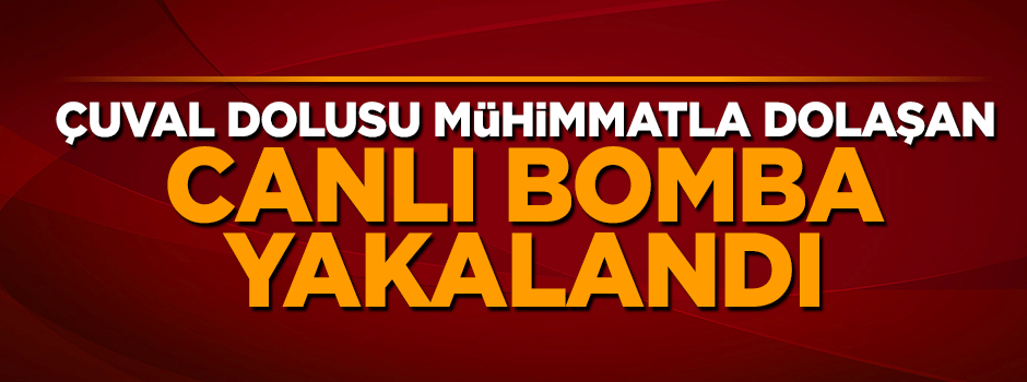 Şanlıurfa'da terör örgütü DEAŞ'lı canlı bomba yakalandı!