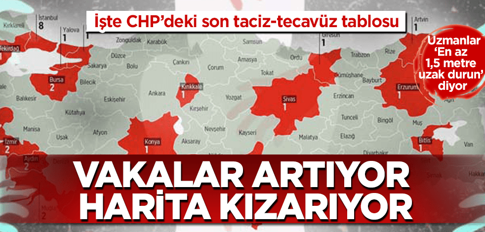 Sapık CHP’lilerle aranızda en az 1,5 metre mesafe olsun