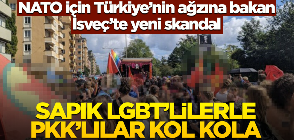 Sapık LGBT'lilerle PKK'lılar kol kola