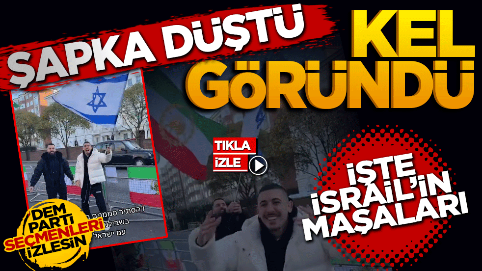 Şapka düştü kel göründü: İşte İsrail’in maşaları