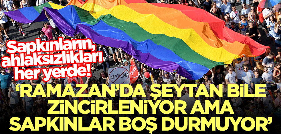 Sapkınların, ahlaksızlıkları her yerde!