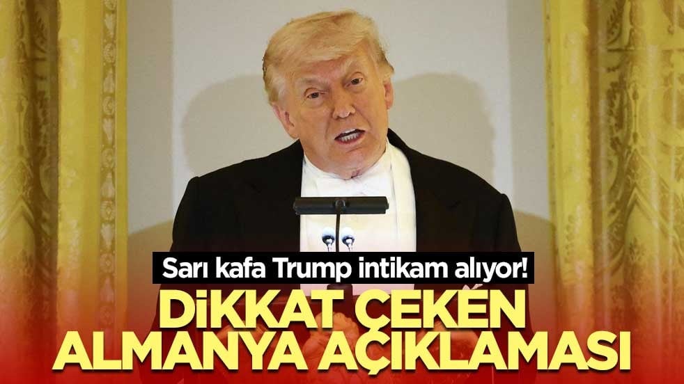 Sarı kafa Trump intikam alıyor! Dikkat çeken Almanya açıklaması