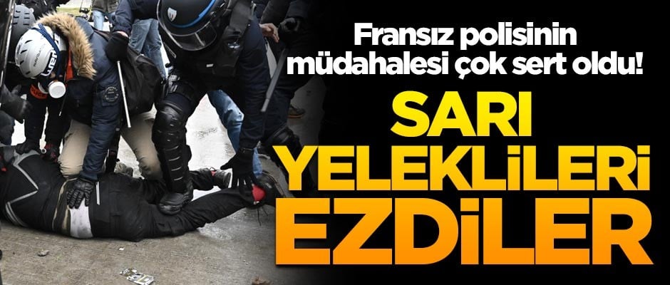 Sarı yelekililer yeniden sokaklarda!