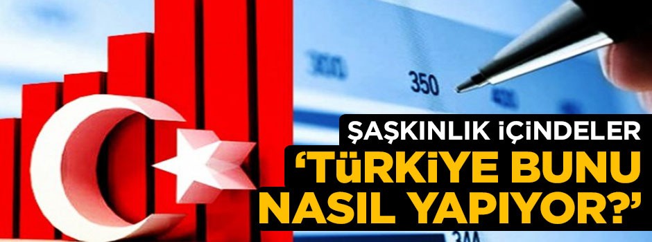 Sarıeroğlu: "Türkiye bunu nasıl yapıyor?" diye şaşkınlık içindeler