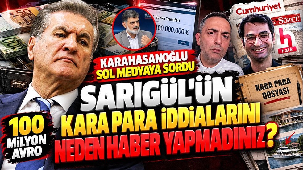 Sarıgül ailesinin kara para iddiaları neden konuşulmuyor? Karahasanoğlu sol medyaya yüklendi
