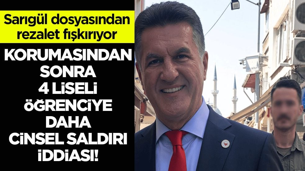 Sarıgül dosyasından rezalet fışkırıyor! Korumasından sonra 4 liseli öğrenciye daha cinsel saldırı iddiası