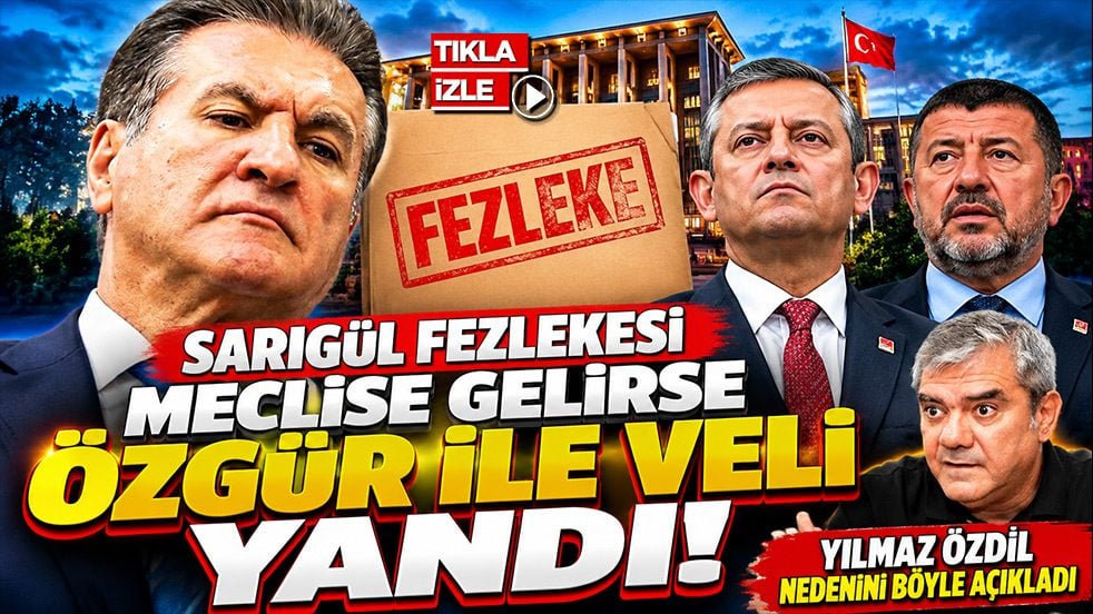 Sarıgül fezlekesi Meclis'e gelirse Özgür ile Veli yandı! Yılmaz Özdil nedenini böyle açıkladı