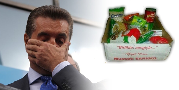 Sarıgül'ü dağıttığı makarnalar da kurtaramadı