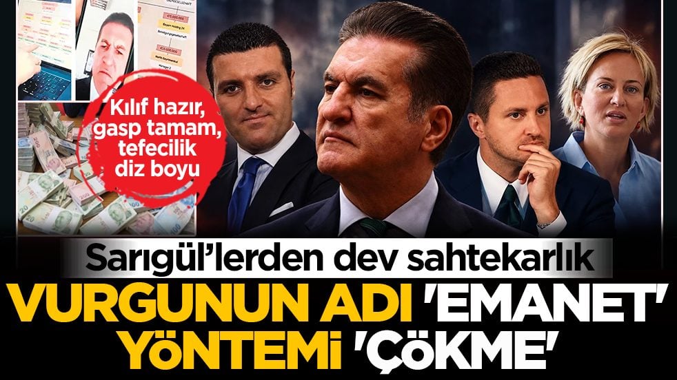 Sarıgül’lerden dev sahtekarlık: Vurgunun adı ‘emanet’, yöntemi ‘çökme’! Kılıf hazır, gasp tamam, tefecilik diz boyu