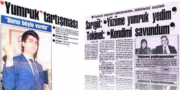 Sarıgül'ün geçmişi yumruklarla dolu!