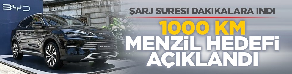 Şarj süresi dakikalara indi: 1000 km menzil hedefi açıklandı