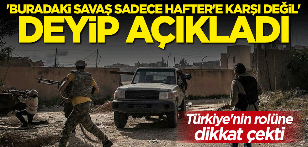 Şarkavi: Sirte savaşı stratejik önem taşıyor