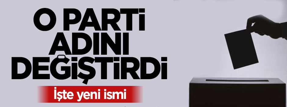 Sarkozy partisinin adını değiştirdi